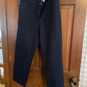 Talbots navy blue Perfect Crop pants